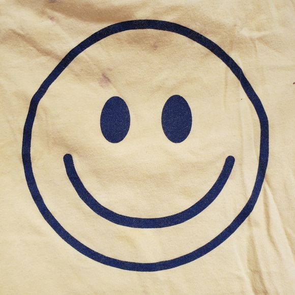 Yellow Gap Smiley Face Tee - Picture 4 of 7